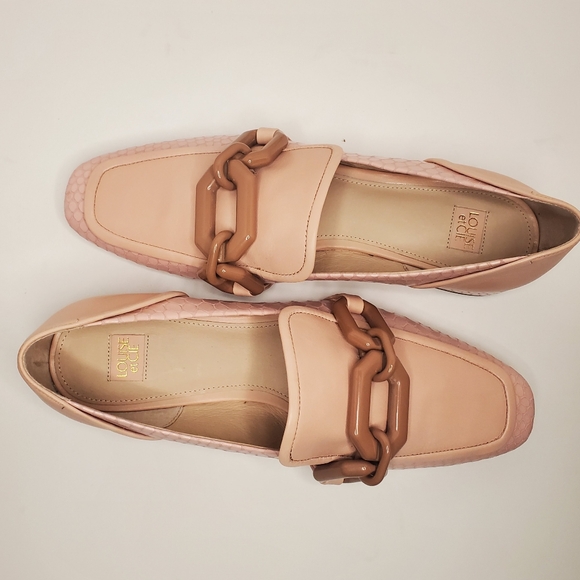 Louis et Cie pink buckle leather loafers - Picture 2 of 11